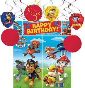 Paw Patrol Happy Birthday Scene Setter & Props