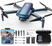 Holy Stone GPS Drone with Camera for Adults 4K, 249g Foldable RC Quadcopter with 10000 Feet Transmission, Smart Return, Follow Me, Brushless Motor, 2 Batteries, HS360S Gradient Color Edition