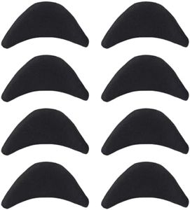 Tomedeks 4 Paia Riempimento Scarpe Grandi, Inserti Per Dita Dei Piedi Riempitivi Per Scarpe Unisex,Ridurre Numero Scarpe Per Scarpe Per Alleviare Il Dolore Del Piede Del Tallone Alto(Nero)