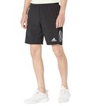 adidas Men's Own the Run Shorts, Black/Reflective Silver, XX-Large, 7"