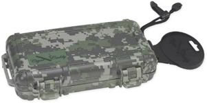 Cigar Caddy Quality Importers 3400 Camo 5 Cigar Waterproof Travel Humidor, Digital Camouflage Exterior