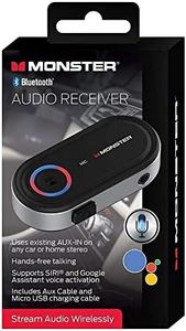 Xtreme WAB91008BK Xtreme Monster Bluetooth Audio Receiver, Black,WBA9-1008-BLK