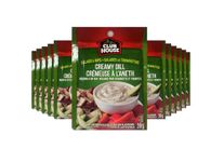 Club House, Dry Sauce/Seasoning/Marinade Mix, Salad N Dip, Cream Dill, 28g, Case Pack 12 Count