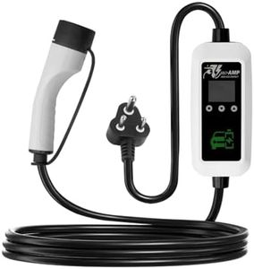 VOLT AMP NEW AGE ENERGY 3.5kW Portable EV Charger – 16A Smart Charging | IP67 Waterproof | Long 5m Cable | Adjustable Current | RCD Safety | 5-Year Warranty | for Tata Nexon, MG ZS, Kia EV6 & More