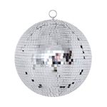 Mirror Disco Ball - Fun Silver Hanging Party Decorations Design Disco Ball (6 Inch - Silver)