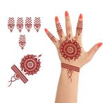 Voorkoms Mehndi Design Henna Tattoo For Women Girl Temporary Body Tattoo