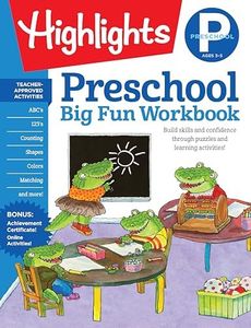 Preschool Big Fun Workbook: 256-Pages of Language Arts, Math and Shapes Practice, Puzzles and Preschool Activities (Highlights™ Big Fun Activity Workbooks)