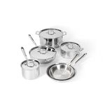 All-Clad 8400000960 Cookware Set, 18-10 Steel, Stainless Steel