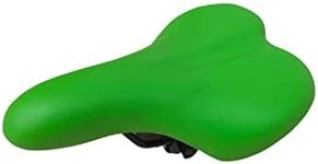 HOUVEE Kids Bike Saddle for Youth Mountain Bike Replacement for 12 14 16 18 20 Inch Kids Bike Seat, Comfortable Kids Bicycle Seat Multiple Color Options for Girls and Boys. (Green)