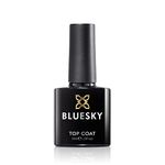 Bluesky Gel Nail Polish, Top Coat, Clear, Long Lasting, Chip Resistant, 10 Ml (Requires Curing Under UV LED Lamp)