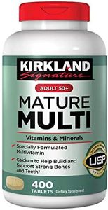 Kirkland Signature Adult 50+ Mature Multi Vitamins & Minerals, 400 Tablets,