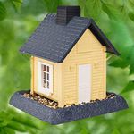 North States Mypet Cottage Birdfeeder, Yellow