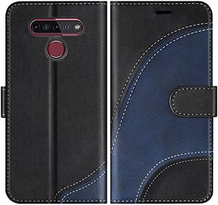 BoxTii Cover per LG K41S / LG K51S, Custodia in PU Pelle Portafoglio per LG K41S / LG K51S, Magnetica Cover a Libro con Slot per Schede, Nero