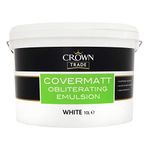 Crown Trade Covermatt Brilliant White 10L