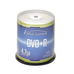 Optical Quantum DVD+R 4.7GB 16x Recordable Media Disc - 100 Discs Spindle (FFP), OQDPR16LT-BX