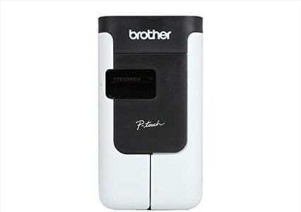 Brother PT-P700 Label Maker, USB 2.0, P-Touch Label Printer, Portable, Up to 24mm Labels, Includes AC Adapter/USB Cable/24mm Black on White Tape Cassette