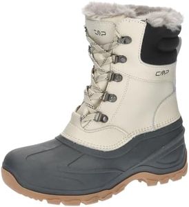 CMP Atka Wmn Wp-3Q79546, Snow Boot Donna, Gesso, 39 EU