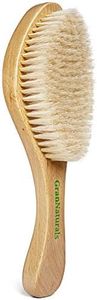 GranNaturals Soft Wave Brush - Curved Boar Bristle Hair Brush for 360 Waves