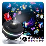 Galaxy Projector for Bedroom,13 in 1 Planetarium Star Projector with Solar System & Constellation,Timer,Meteor & RGB Lighting Effects,Space Night Light for Kids Gifts,Adults,Room Decor
