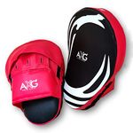 AXG New Goal Premium Focus Pad (1 Pair) for Boxing, Taekwondo, Karate, Muay Thai Kick and Other Martial Arts