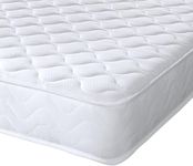 Extreme Comfort Cooltouch Plus Flame Essentials Orthopaedic Firm Support Foam Maximum Value All Foam Mattress,Firm Feel, White, 14cms Deep, 4ft Small Double, 120cms x 1390cms