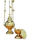 Eastern Rite Censer with 12 Bells and Boat Set by Autom