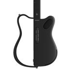 LAVA GENIE Stringless Smart Guitar, No Strings Attached, Hundreds of Instrument Presets, Onboard Speaker, Foldable, Detachable, Black, 30.5 inch.
