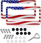 American Flag License Plate Frame-U