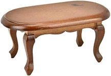 Mini Tea Table, 1:12 Pocket Wooden Dollhouse Living Room Scene Decoration Coffee Table Sand Table Model Pocket Shooting Props