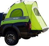 Golabs Truck Bed Tent for 5-6 Ft Bed, 8-Minutes Easy Setup by Pre-Attached Poles, Waterproof PU2000mm & 210D Oxford Fabric, 2-Person Portable with Extra Rainfly Cover, Include Storage Bag& Pocket&Hook