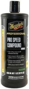 Meguiar's Pro Speed Compound M10032 - Fast-Cutting Compound for Heavy Scratch and Swirl Removal - Professional Car Polish - Compound That Removes up to 1200 Grit Sanding Marks, 32 Oz