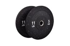 Exersci Crumb Rubber Olympic Bumper Plates (Pair) 5kg -25kg (5)