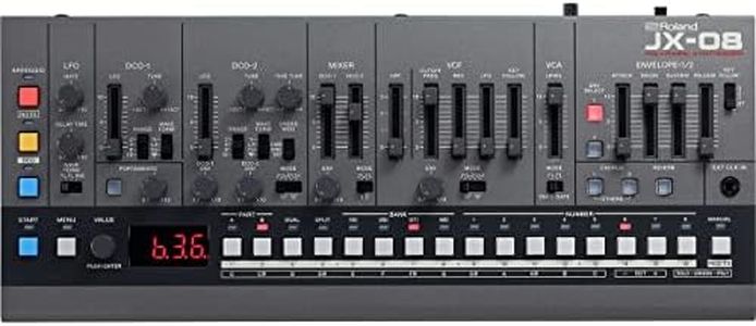 Roland JX-08 Tabletop Sound Module Boutique Synthesizer – Compact, Lightweight, Portable, Onboard Speakers and Battery Operation