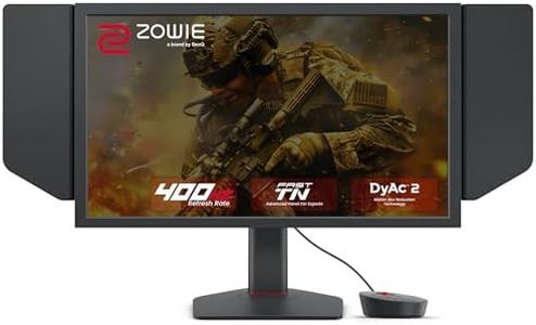 BenQ Zowie XL2566X+ | 24.1 | Fast TN 400Hz Gaming Monitor for Esports | Motion Clarity DyAc2 | 1080p | XL Setting to Share | Shielding Hood | New Industrial Grade Ball Bearing Height Adjustment