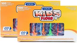 Kids Floss - 200 Individually Wrapped Kids Flossers.