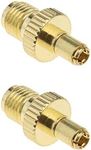 EMSea 2X SMA Female to TS9 Male RF Adapter Coaxial Connectors Gold Plated for Antennas Broadcast Wi-Fi Telecom Wireless LAN Devices