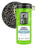 Tiesta Tea - Chinese Gunpowder, Traditional Smoky Green Tea, Premium Aromatic Loose Leaf Tea, Medium Caffeinated, 50 Cups - 5 Ounce Refillable Tin