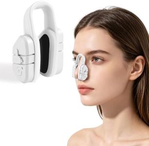 Nose Shaper Up Lifting Clip, Intelligent Bridge Lifter for Wide Noses, Pain-Free Slimmer Device, 5-Mode Vibration Nose Contouring Device, Rechargeable Hands-Free Beauty Clip with Curved Contact Pads