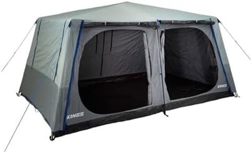Kings Kwiky 6-8 Person Tent | Blackout | Ventilations | Sleeps up to 8 People | Quick Set Up