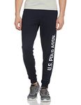 U.S. POLO ASSN. Men Comfort Fit Solid I675 Joggers - Pack Of 1 (Navy M)