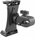 AWXYZ Spin Bike iPad Holder Mount, Indoor Tablet Stand Exercise Bike Pole Tablet Clamp Handlebar Mount for Stationary Bicycle/Treadmill/Stroller, Compatible with iPad Pro 4.7-12.9'', Air, Mini, iPhone