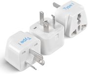 Ceptics Canada to Australia, China, New Zealand Travel Plug Adapter (Type I) - 3 Pack [Grounded & Universal] (GP-16-3PK)