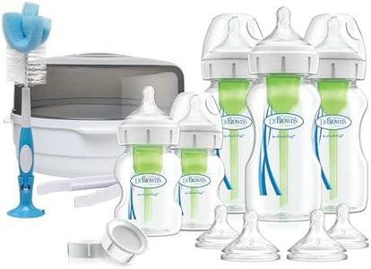 Dr. Brown's Deluxe Newborn Wide Neck Options with Gift Set, White, HK22358