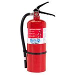 FIRST ALERT PRO5 Rechargeable Heavy Duty Plus Fire Extinguisher UL rated 3-A:40-B:C, Red, 10 lbs