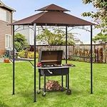 Outdoor Double Tiered Grill Gazebo 