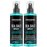 Viking Revolution - Sea Salt Spray Hair Men - 2x240ml - Hair Texturizing Spray with Kelp, Aloe Vera & Red Algae Extract - Surf Spray to Add Volume & Texture - Beach Hair Spray