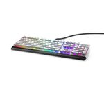 Alienware New Low-Profile RGB Gaming Keyboard AW510K Light, Alienfx Per Key RGB Lighting, Media Controls and USB Passthrough, Cherry MX Low Profile Red Switches, Lunar Light