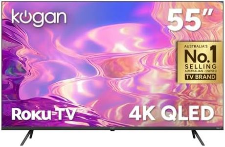 Kogan 55" QLED 4K Smart Compatible with Roku TV - R96Q - KAQL55R96KA - 55 Inch