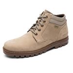 Rockport Men's Weather Or Not Plain Toe Boot Ankle, Post Nubuck, 10