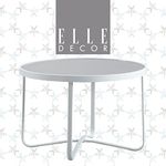 Elle Decor Modern Mirabelle Outdoor Patio Modular Furniture Collection, White or Gold Frame, Coffee Table, White